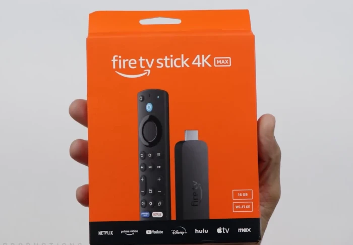 Amazon Fire TV Stick 4K Max packaging front side