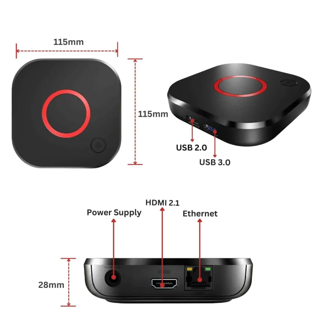 Raxxio MAG544w3 connectivity