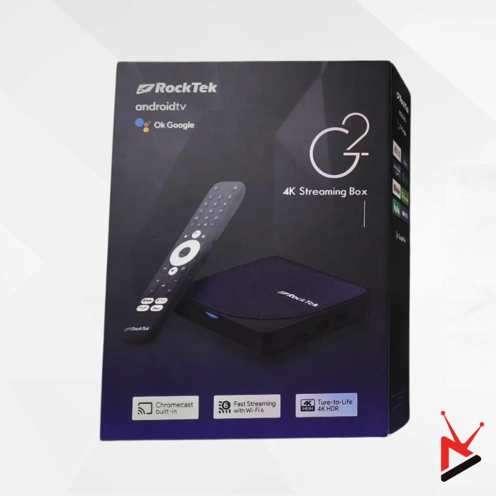 RockTek G2 4K streaming media player packaging