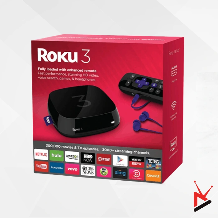 Roku 3 Streaming Box packaging