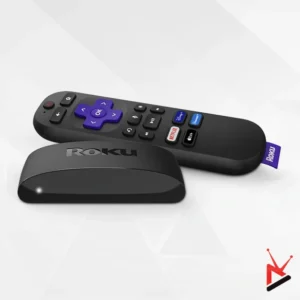 Roku Express 4K Pro streaming box with remote