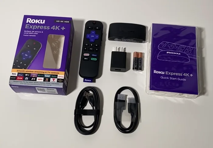 Roku Express 4K plus unboxing