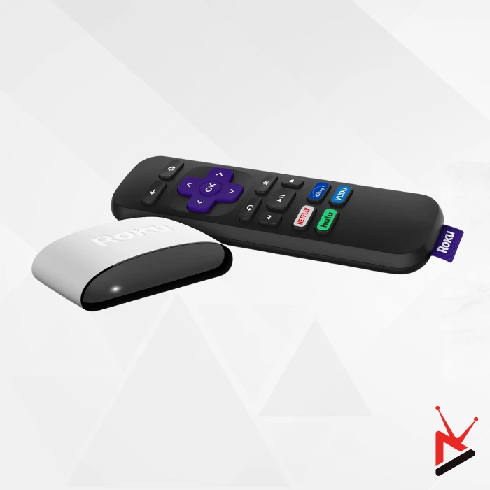 Roku SE streaming box with remote