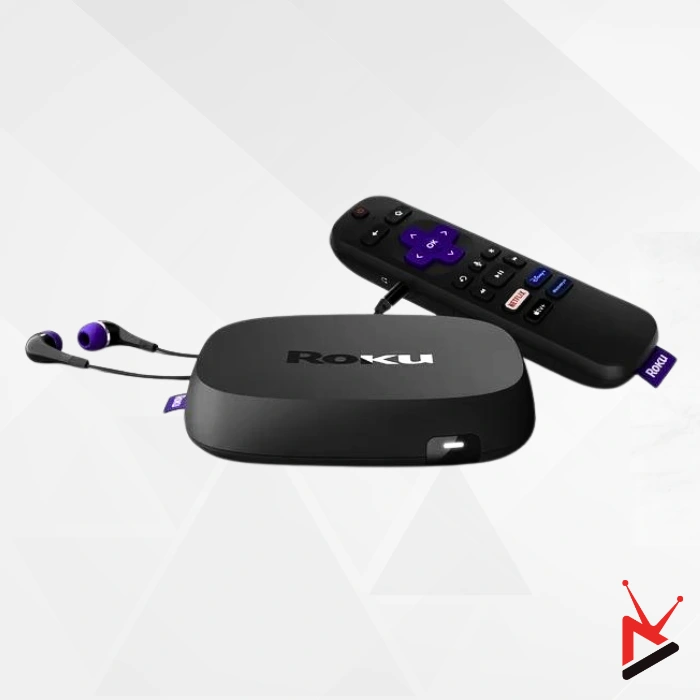 Roku Ultra LT streaming box with remote