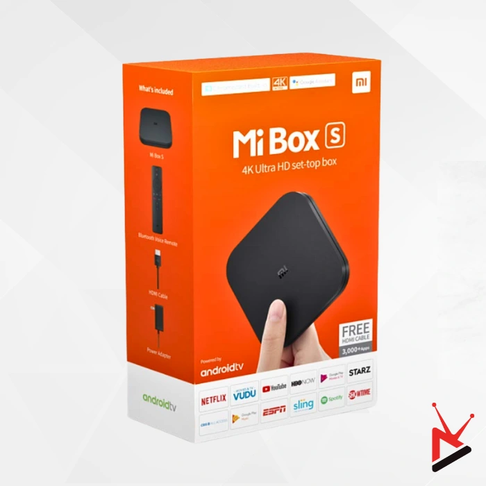 Xiaomi Mi Box S streaming box packaging