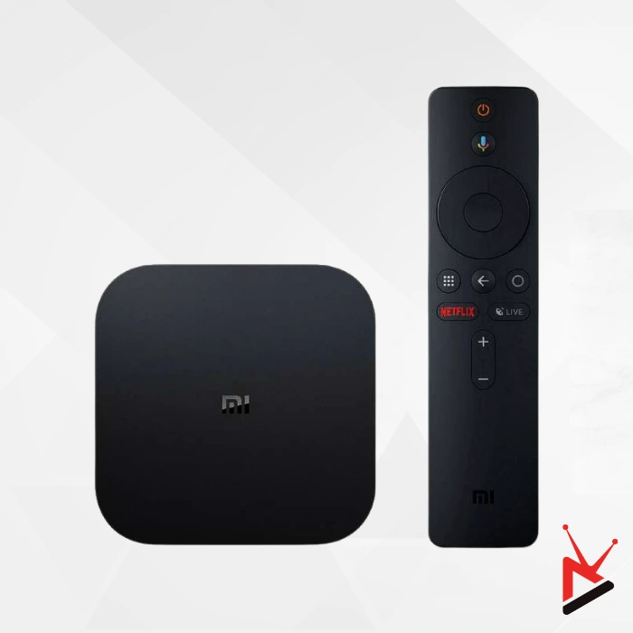 Xiaomi Mi Box S streaming box with remote