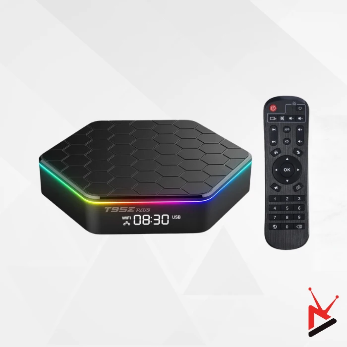 t95z plus android tv box with remote controller