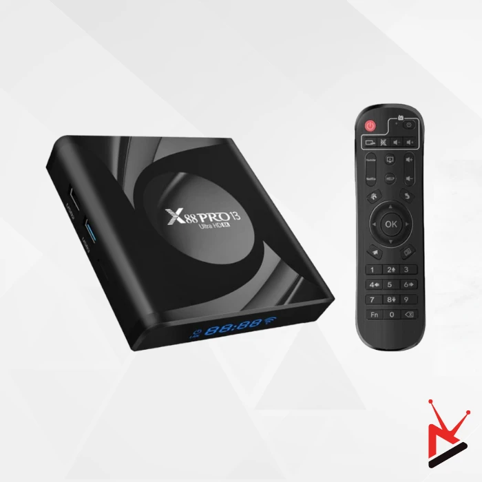 x88 pro 13 UHD android box with remote controller